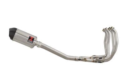GSX1300R HAYABUSA 2021 - 2026 4-1 Race De - Cat Full System 200mm Oval Stainless Carbon Tip Silencer