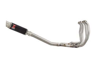 GSX1300R HAYABUSA 2021 - 2026 4-1 Race De - Cat Full System 230mm GP Round  Black Stainless Silencer