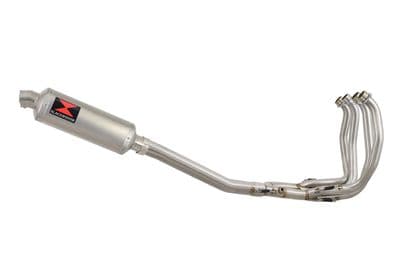 GSX1300R HAYABUSA 2021 - 2026 4-1 Race De-Cat Full System 300mm Hexagonal Brushed Stainless Silencer