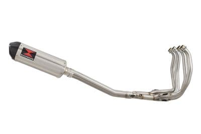 GSX1300R HAYABUSA 2021 - 2026 4-1 Race De - Cat Full System 300mm Oval Stainless Carbon Tip Silencer