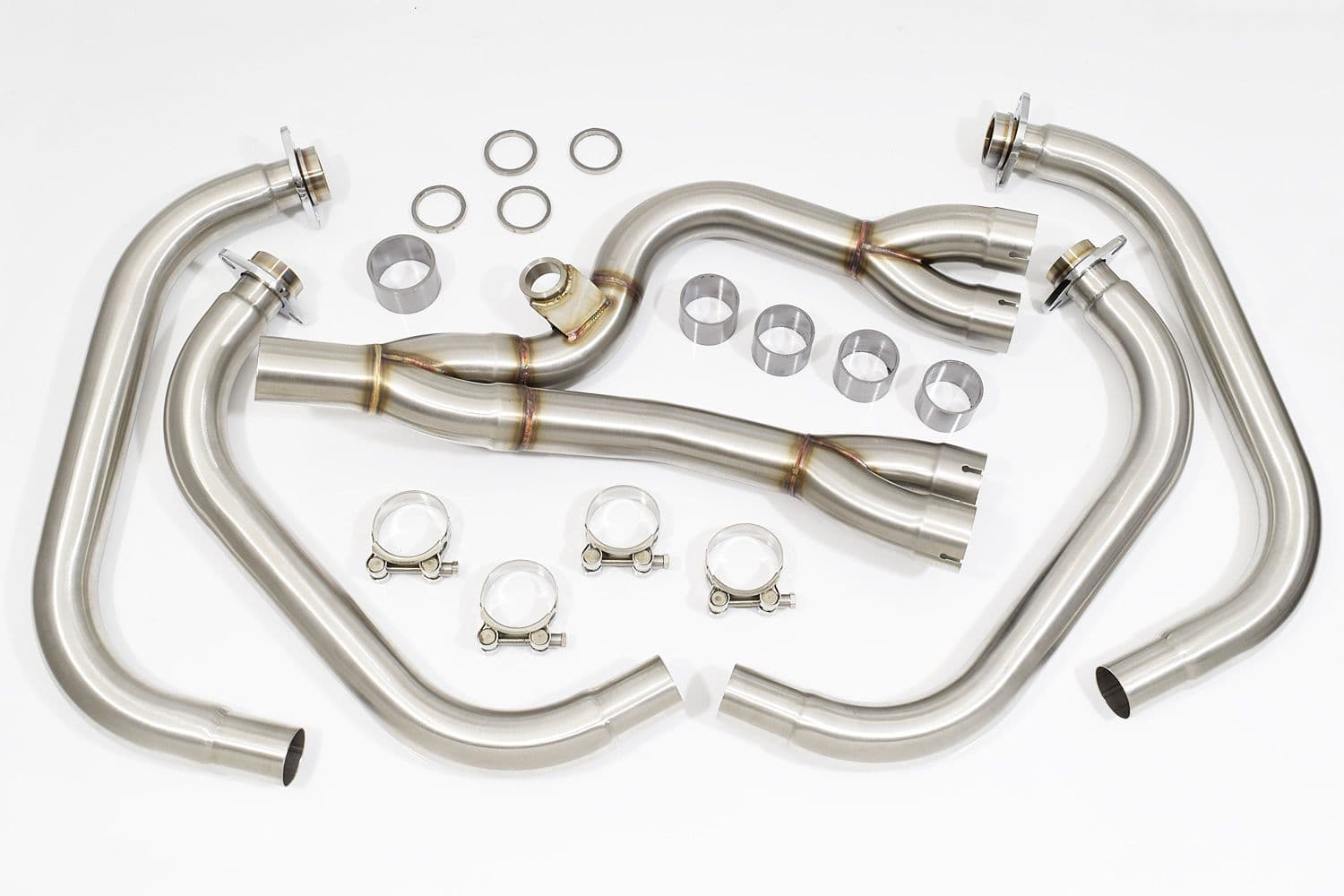 GSX1400 2001 2008 41 Exhaust Downpipes & Collector Box