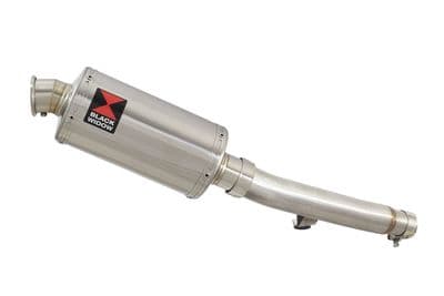 GSX1400 4-1 Exhaust Link Pipe + 230mm Oval Stainless Silencer