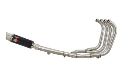 GSX1400  4-1 Full Exhaust System + 230mm GP Round Black Stainless Silencer