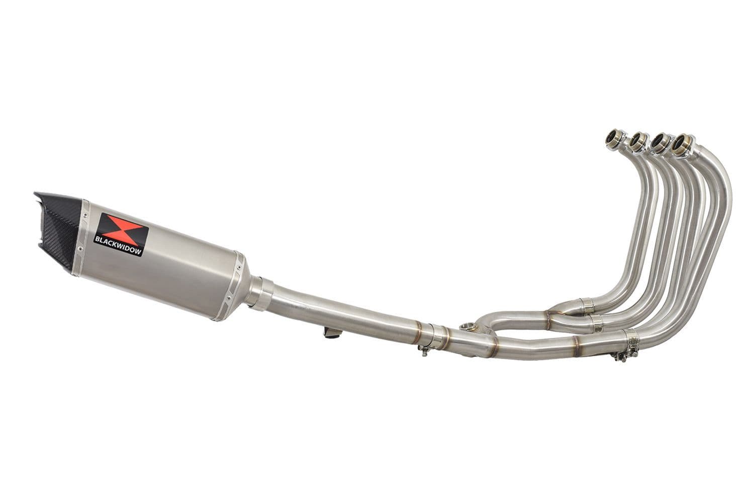 GSX1400 4-1 Full Exhaust System 300mm Hexagonal Stainless Carbon
