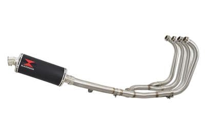 GSX1400  4-1 Full Exhaust System + 300mm Round Black Stainless Silencer