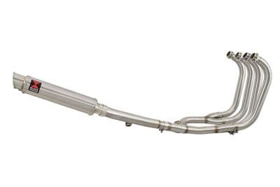 GSX1400  4-1 Full Exhaust System + 350mm GP Round Stainless Silencer
