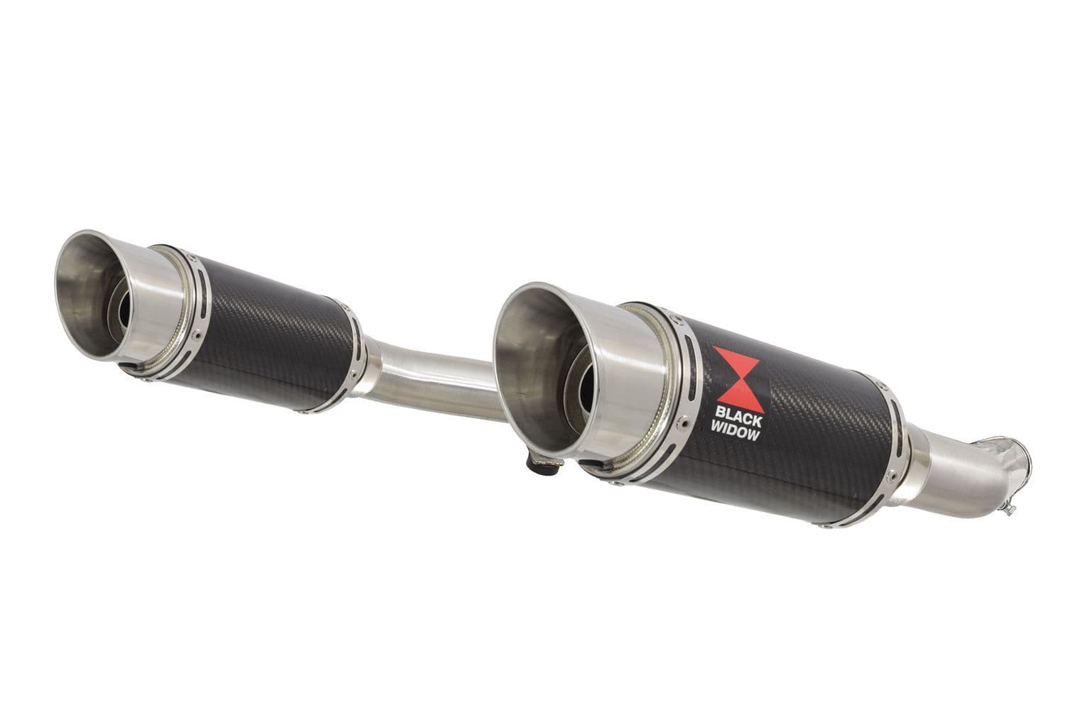 レオ GSX1400 4-2 Exhaust Silencers 200mm GP Round Carbon Silencers