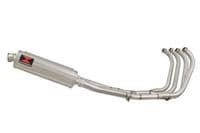 GSX1400 4-2 Exhaust System 400mm Oval Stainless Silencers
