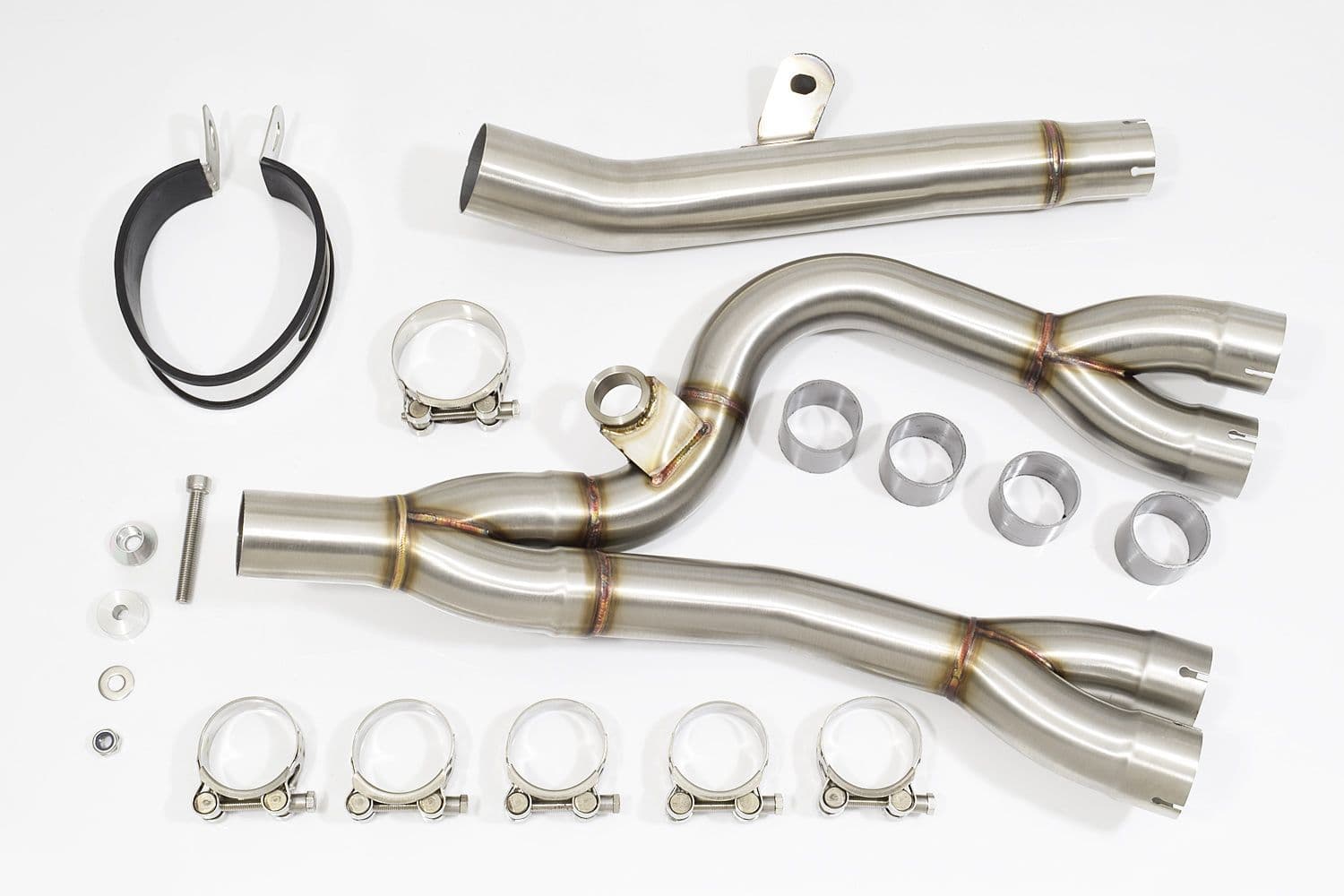 GSX1400 GSX 1400 4-1 Collector and 300mm Oval Black