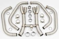 GSX1400 Upgraded Performance Exhaust Downpipes and Collector 4-2