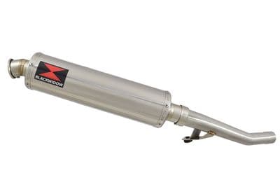 GSX750F 1998-2006 Exhaust Link Pipe and 400mm Round Stainless Silencer