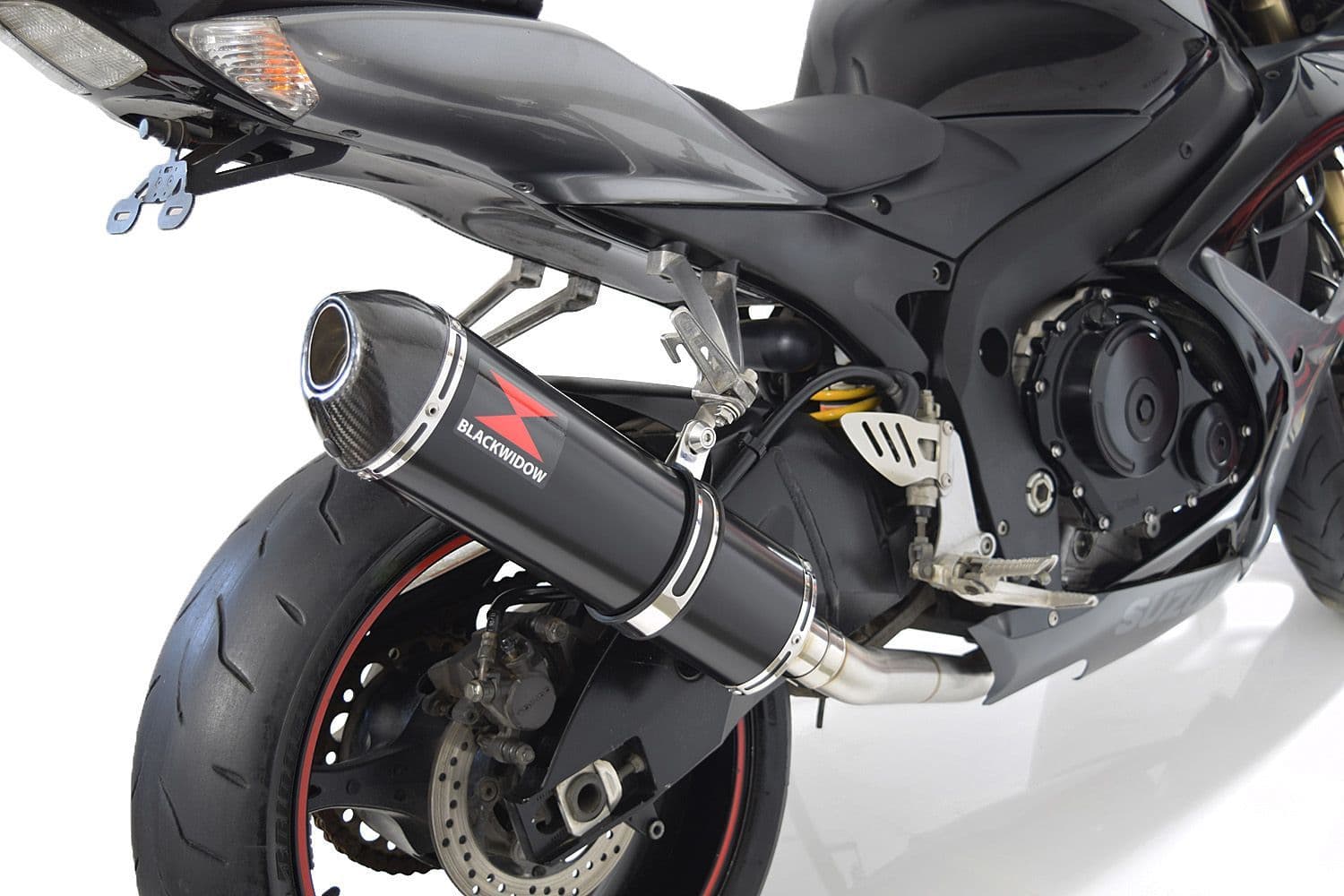 GSXR 750 K6 K7 2006 2007 De Cat Exhaust System 400mm Oval Black