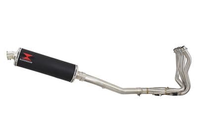 GTR1400 2007-2022 Concours 14 Performance Exhaust System 400mm Oval Black Stainless Silencer