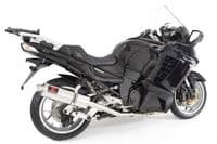 GTR1400 Concours 14 2007-2022 Exhaust Silencer Kit 400mm Oval Stainless