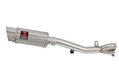 HONDA NT650 NT 650 DEAUVILLE Exhaust Link Pipe with 200mm Round Stainless Silencer