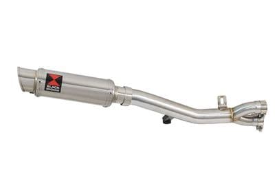 HONDA NT650 NT 650 DEAUVILLE Exhaust Link Pipe with 230mm GP Round Stainless Silencer