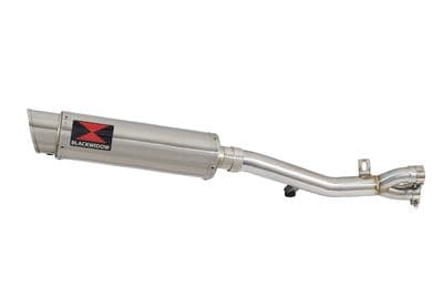 HONDA NT650 NT 650 DEAUVILLE Exhaust Link Pipe with 360mm GP Round Stainless Silencer