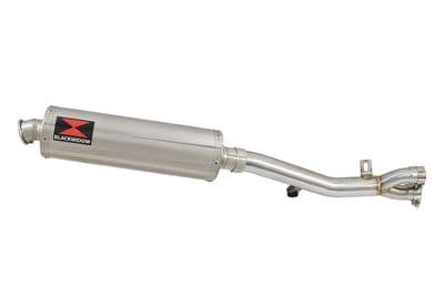 HONDA NT650 NT 650 DEAUVILLE Exhaust Link Pipe with 400mm Oval Stainless Silencer