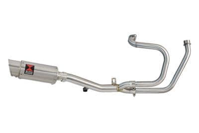 HONDA NT650 NT 650 DEAUVILLE Exhaust System with 200mm Round Stainless Silencer