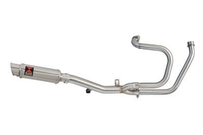 HONDA NT650 NT 650 DEAUVILLE Exhaust System with 230mm GP Round Stainless Silencer
