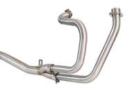 HONDA NT650 NT 650 DEAUVILLE Exhaust System with 230mm Oval Stainless Silencer