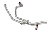 HONDA NT650 NT 650 DEAUVILLE Exhaust System with 230mm Oval Stainless Silencer