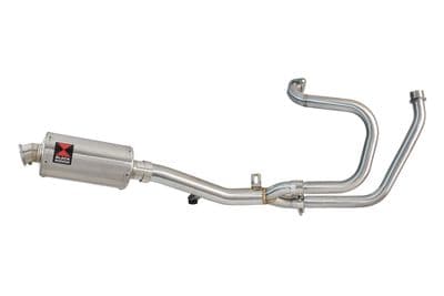 HONDA NT650 NT 650 DEAUVILLE Exhaust System with 230mm Oval Stainless Silencer