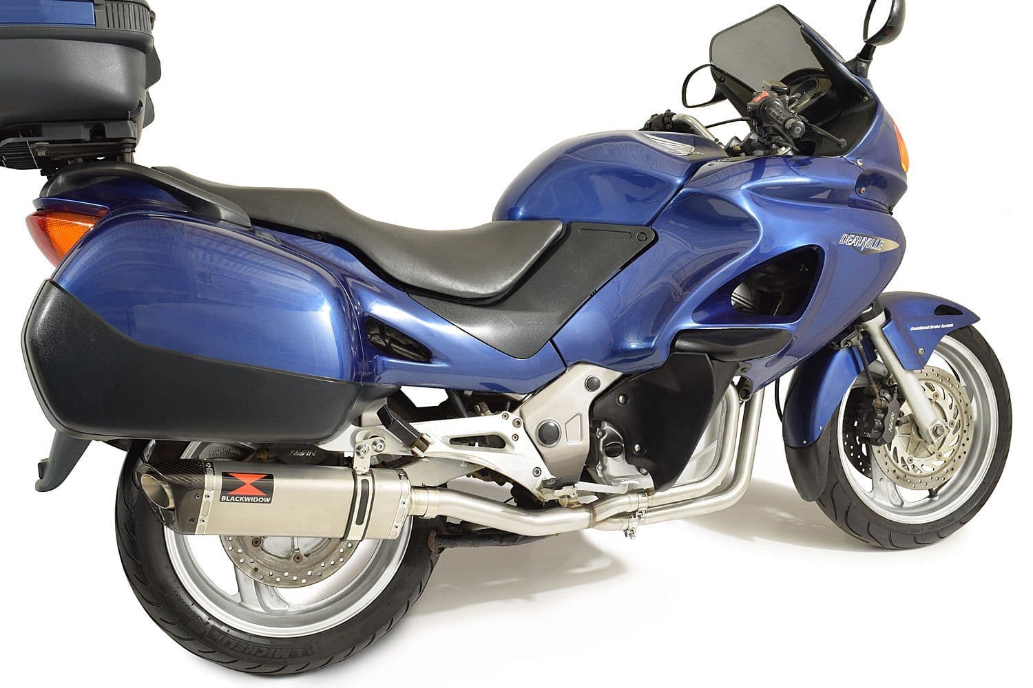 HONDA NT650 NT 650 DEAUVILLE Exhaust System with 350mm Tri