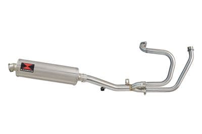 HONDA NT650 NT 650 DEAUVILLE Exhaust System with 400mm Oval Stainless Silencer