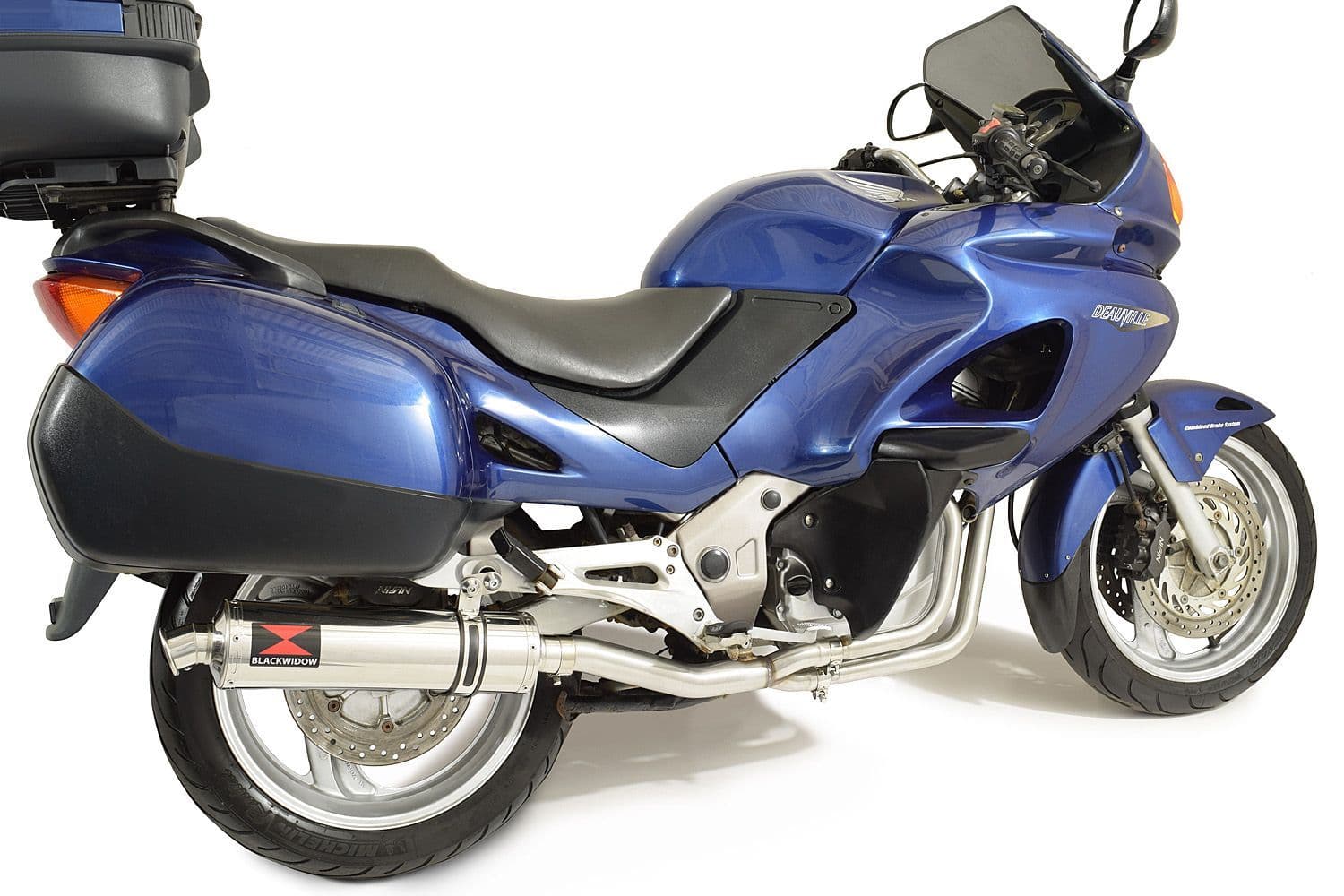 HONDA NT650 NT 650 DEAUVILLE Exhaust System with 400mm Round