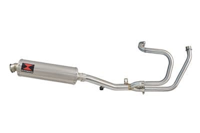 HONDA NT650 NT 650 DEAUVILLE Exhaust System with 400mm Round Stainless Silencer