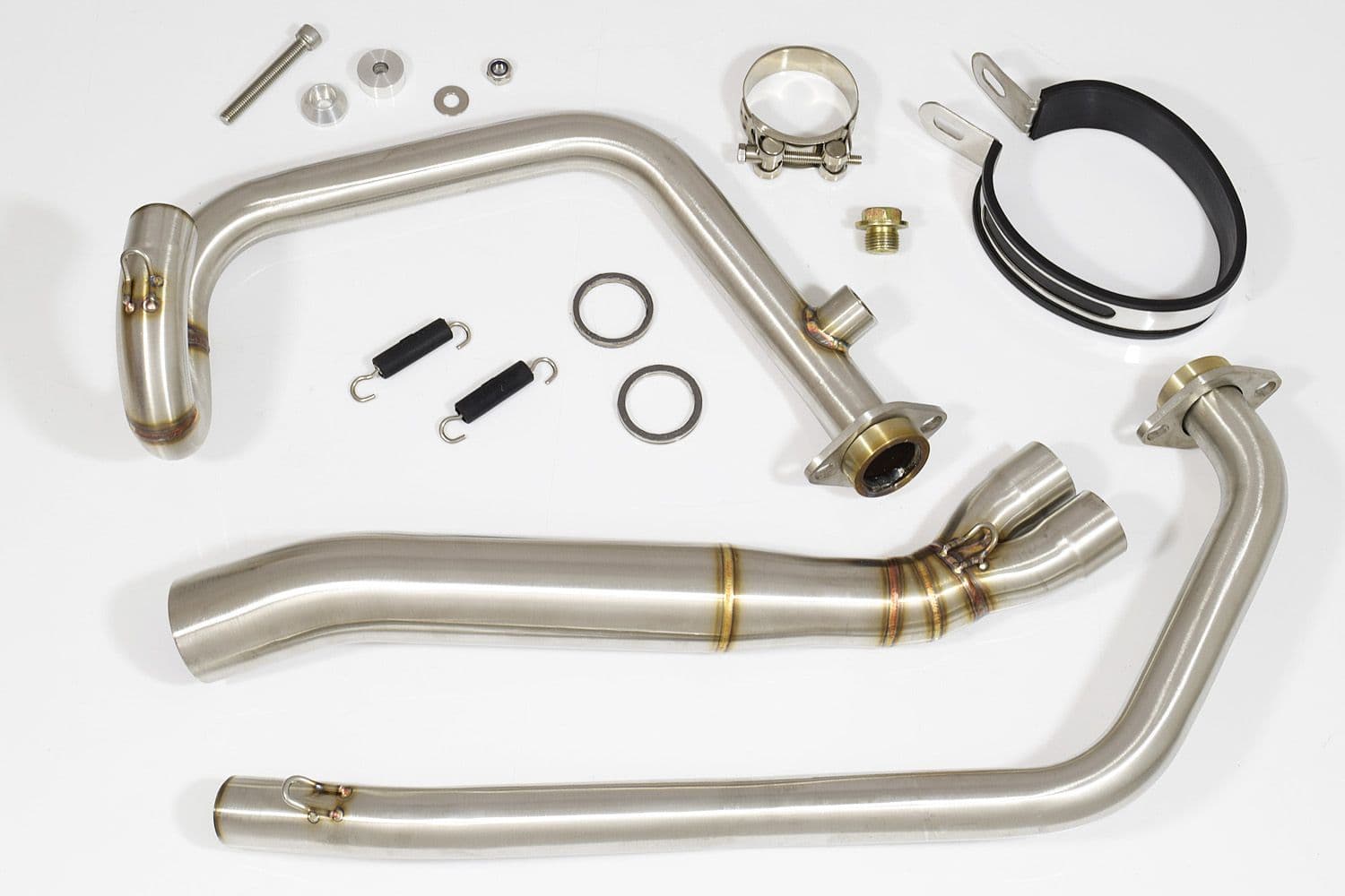 HYOSUNG GT125R GT125 COMET Full Exhaust System 230mm Oval Black