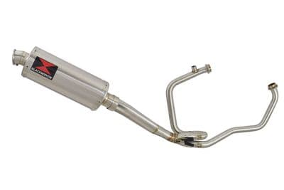 HYOSUNG GT125R GT125 COMET Full Exhaust System 300mm Round Stainless Silencer