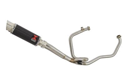 HYOSUNG GT250R GT250 COMET Full Exhaust System 230mm GP Round Carbon Silencer