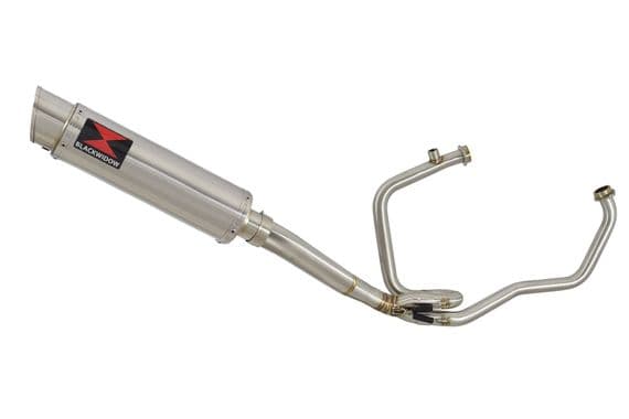 HYOSUNG GT250R GT250 COMET Full Exhaust System 360mm GP Round Stainless Silencer