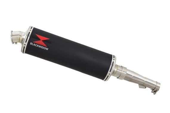 Integra 700 Exhaust Silencer 400mm Oval Black Stainless