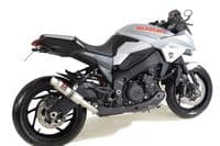 Katana 1000 2019-2023 De-Cat Race Exhaust System + 230mm GP Round Stainless Silencer