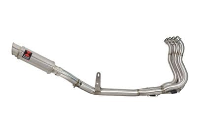 Katana 1000 2019-2023 De-Cat Race Exhaust System + 230mm GP Round Stainless Silencer