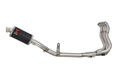 Katana 1000 2019-2023 De-Cat Race Exhaust System + 230mm Oval Black Stainless Silencer