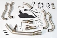 Katana 1000 2019-2023 De-Cat Race Exhaust System + 230mm Oval Stainless Silencer