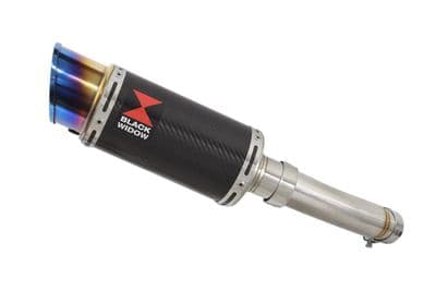 Katana 1000 2019-2023 Exhaust Silencer Kit 200mm Round Blue Tip Carbon
