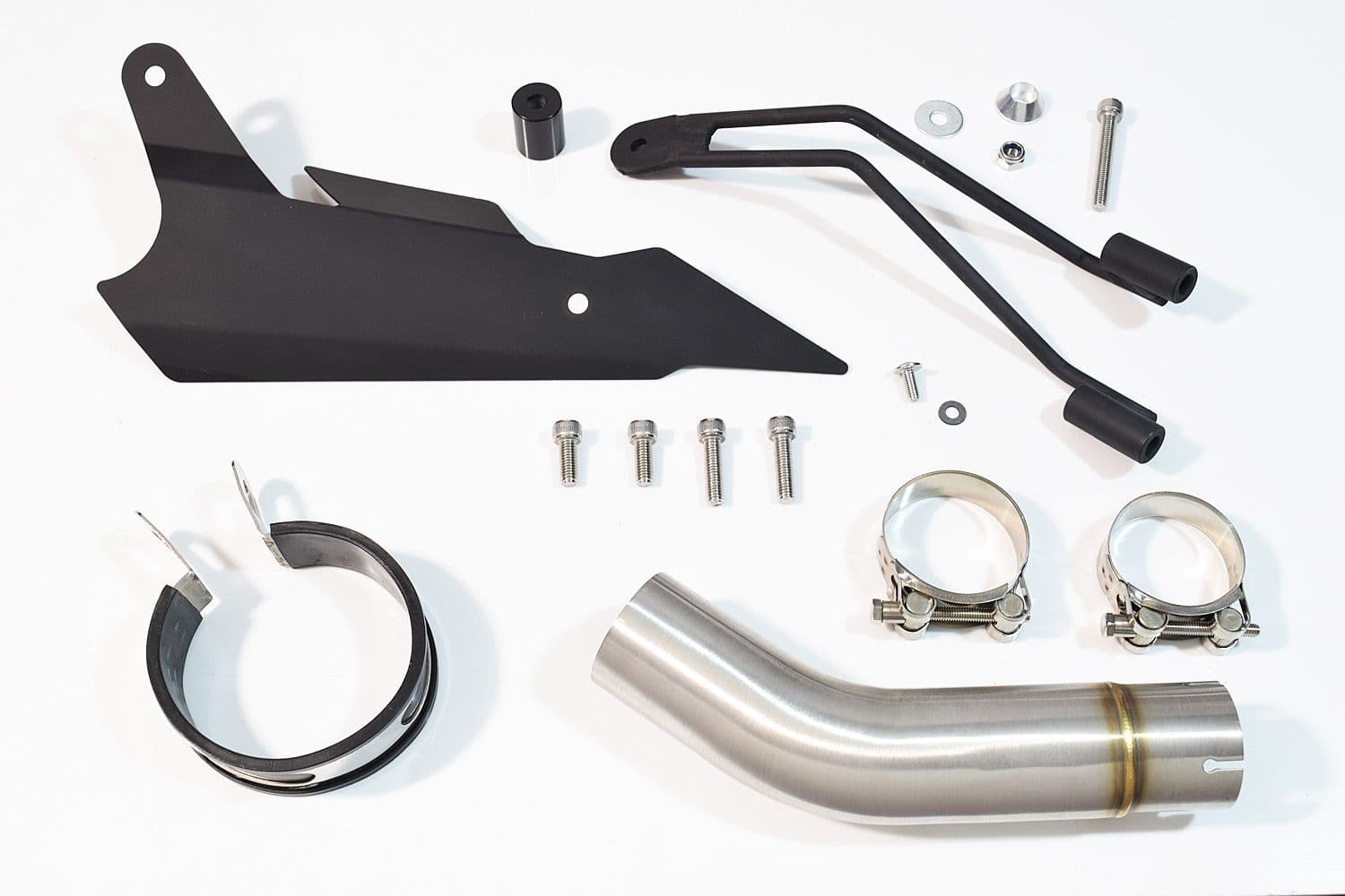 Katana 1000 2019-2023 Exhaust Silencer Kit 350mm Round Black Stainless