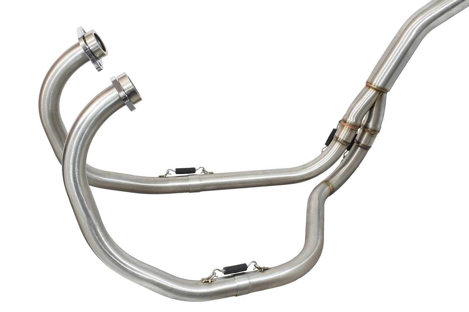 サイレンサー KAWASAKI KLE 500 KLE500 Exhaust System with 200mm Round Blue