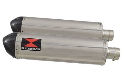 Kawasaki KLV 1000 2004 - 2007 Exhaust Link Pipe 400 mm Oval Silencer 400ST