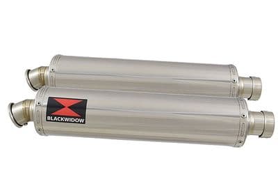 Kawasaki KLV 1000 2004 - 2007 Exhaust Link Pipe 400 mm Round Silencer 400SR