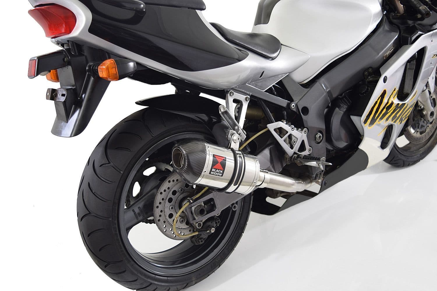 KAWASAKI ZX7R ZX-7R Exhaust System with 200mm Oval Stainless