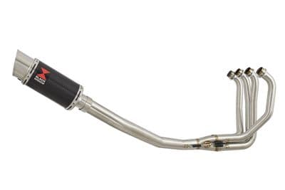 KAWASAKI ZX7R ZX-7R Exhaust System with 200mm Round Carbon Silencer