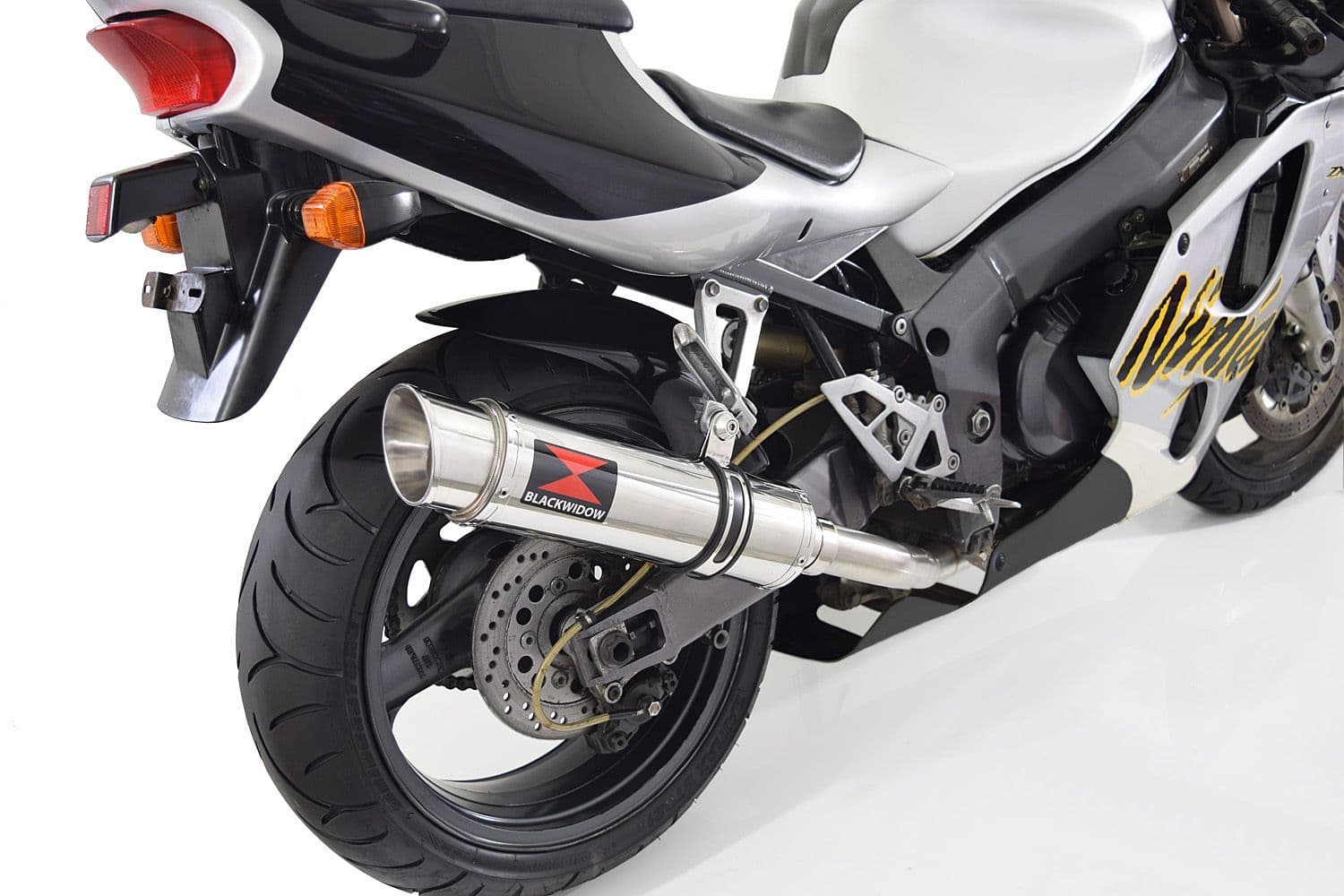 KAWASAKI ZX7R ZX-7R Exhaust System with 360mm GP Round Stainless