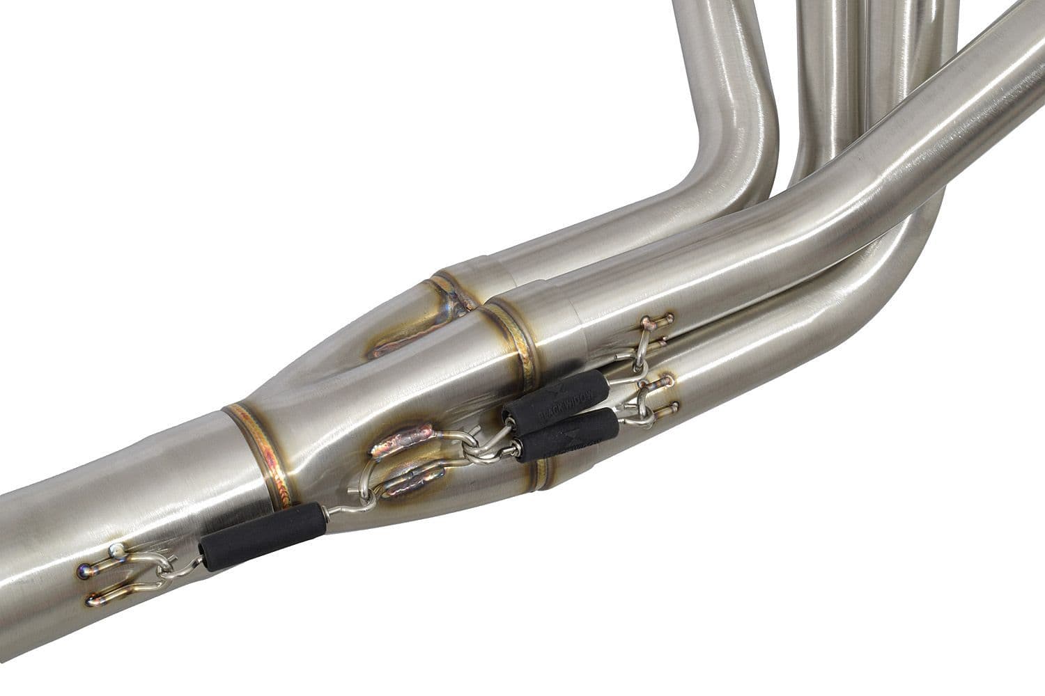 KAWASAKI ZX7R ZX-7R Exhaust System with 400mm Oval Black Stainless