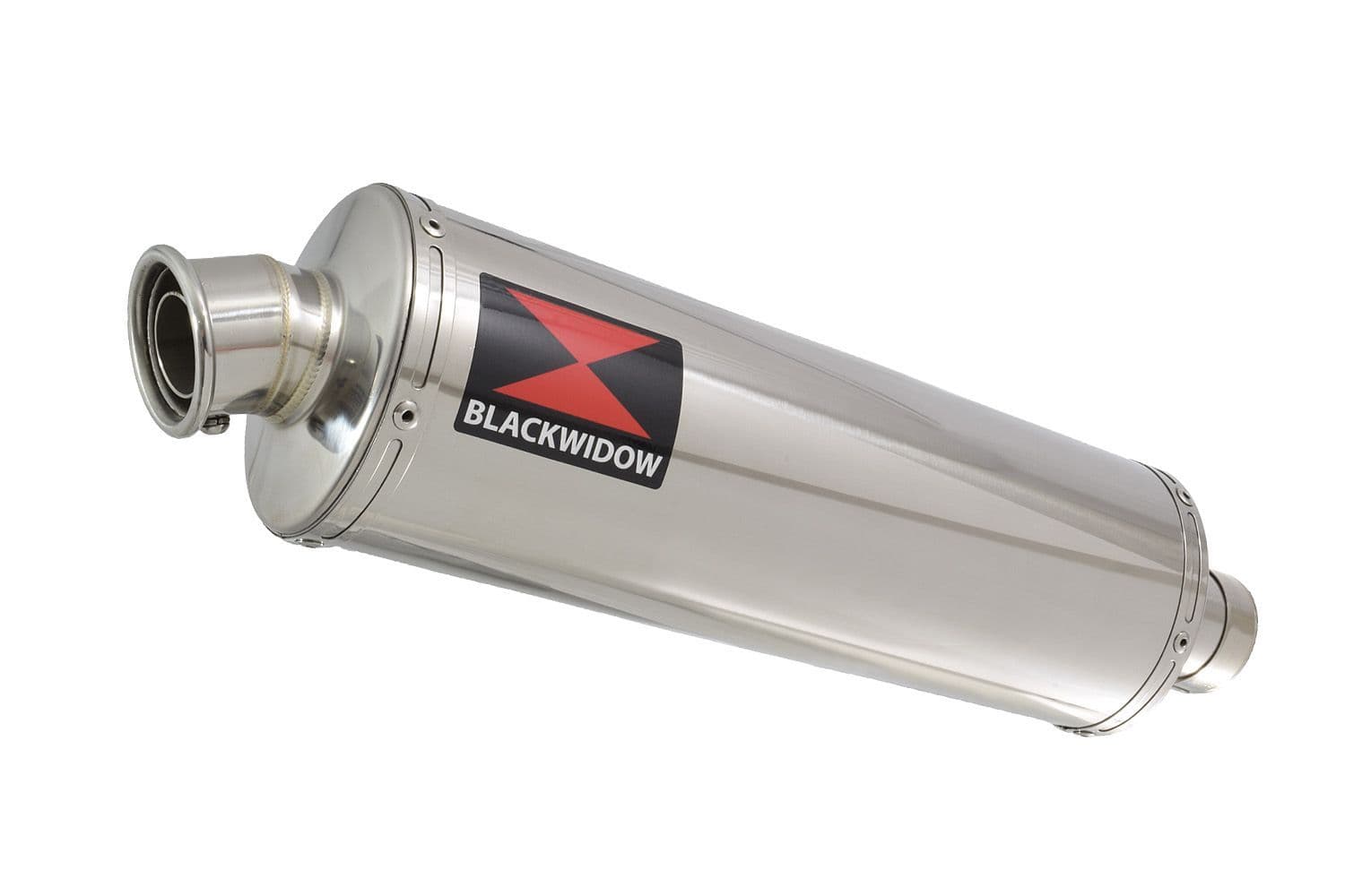KAWASAKI ZX7R ZX-7R Exhaust System with 400mm Oval Stainless Silencer